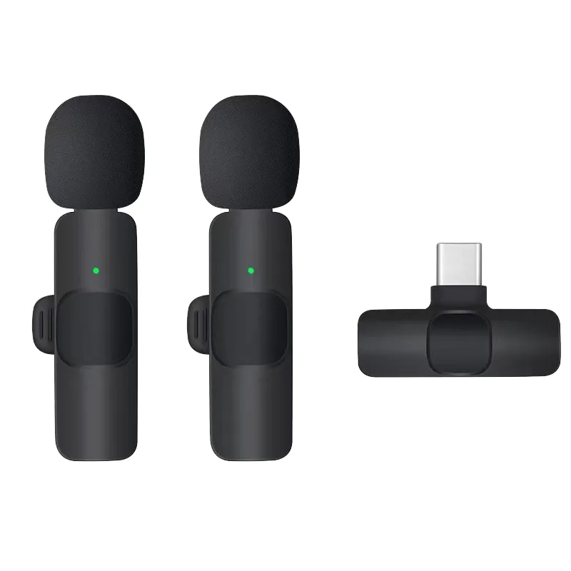 K9 Mikrofon Klip Nirkabel (Multi-OS 3-in-1)