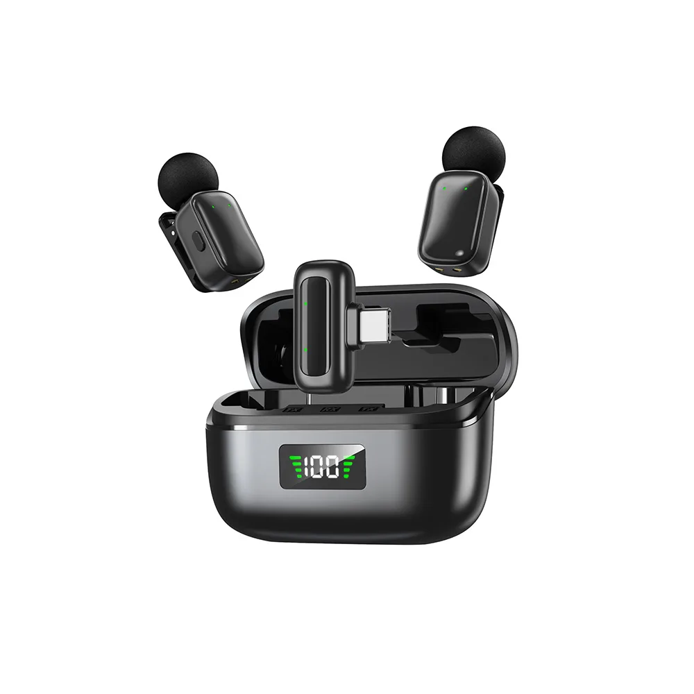 Mini8 Mikrofon Klip Nirkabel Ultra-Kompak